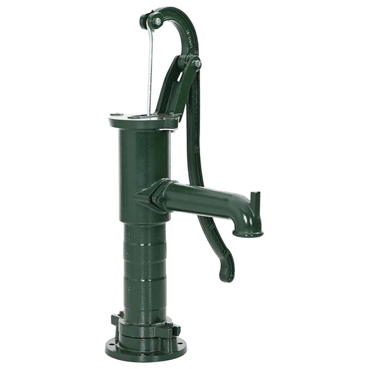 Handschwengelpumpe Gartenpumpe Gusseisen grün Brunnenpumpe Handpumpe