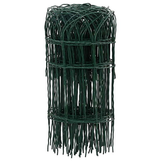 vidaXL Garden Fence Powder-Coated Iron 10x0.4 m