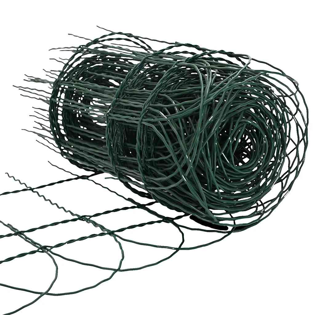 vidaXL Garden Fence Powder-Coated Iron 10x0.4 m