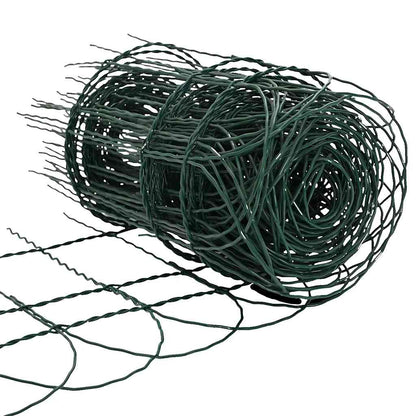 vidaXL Garden Fence Powder-Coated Iron 25×0.4 m