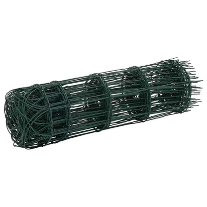vidaXL Garden Fence Powder-Coated Iron 10×0.65 m
