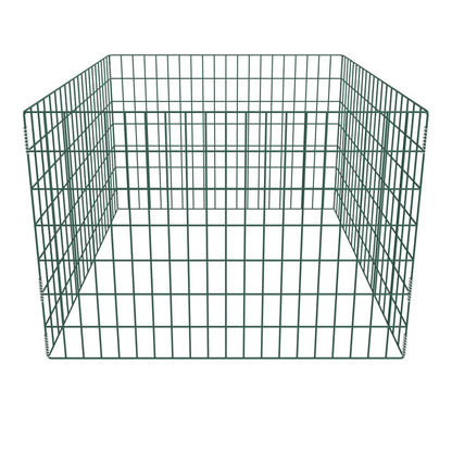 Composter garden composter 100x100x70cm green compost bin rotting