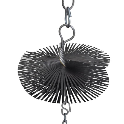 Runde Kaminreinigungsbürste Durchmesser 15 cm Ofenbürste Kaminbürste 15 Meter