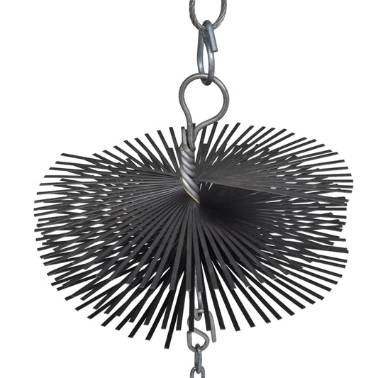 Kaminbesen Rund 20 cm Durchmesser Kaminbürste 15 Meter Schornsteinbürste