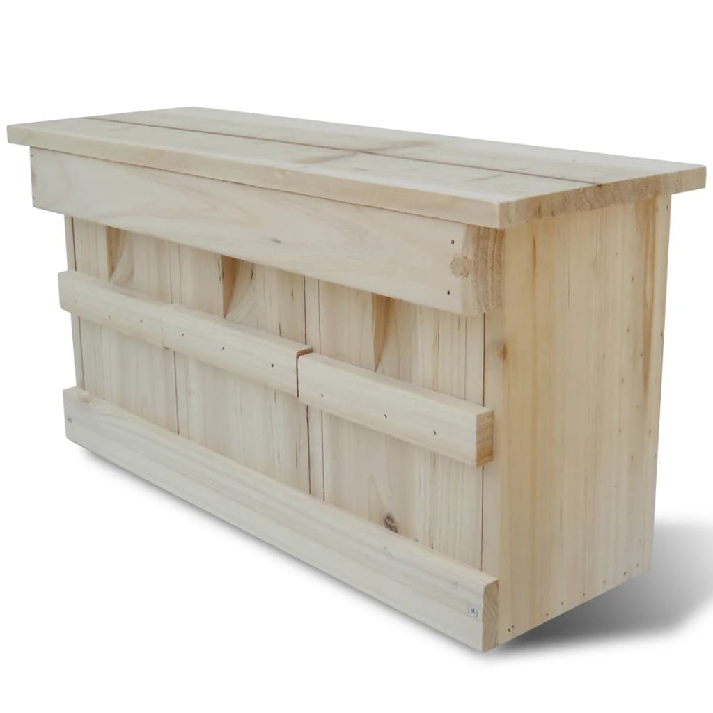 Nistkasten Spatzenhaus  44 x 15,5 x 21,5 cm Holz Vogelhaus Sperling Vogelnest