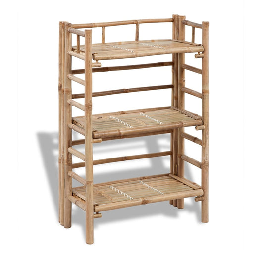 Blumenregal Bambus 3 Etagen Blumenständer 56 x 30 x 85 cm Dekoration Regal