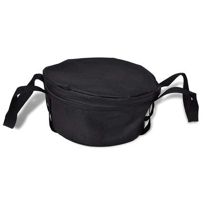 Dutch Oven Bräter Gusseisen ca. 11,3 Liter Holländischer Ofen Schwarz 43 x 40 x 19 cm