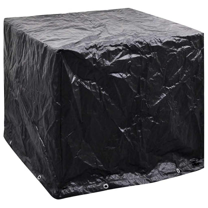 Abdeckung IBC-Tank 8 Ösen 116x100x120 cm schwarz Schutzhülle Container