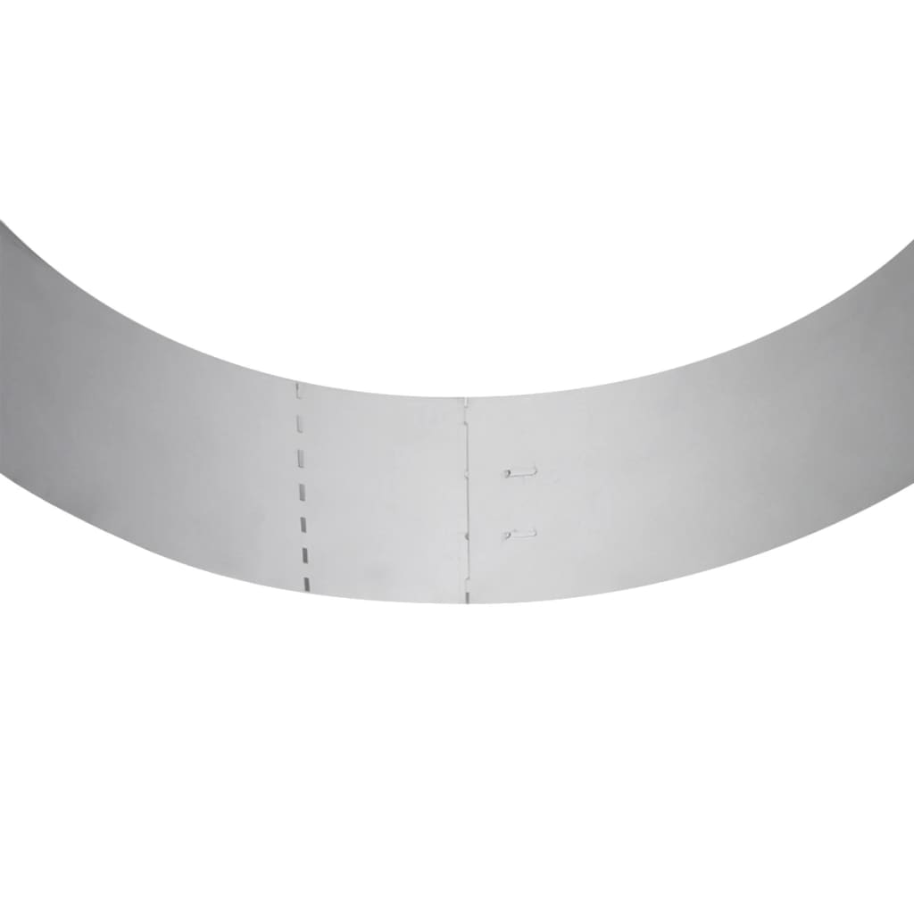 Rasenkante Flexible Beeteinfassung 15 Stk 100x15 cm Verzinkter Stahl