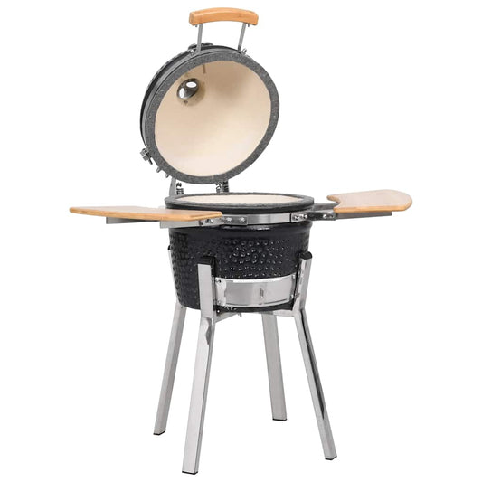 Kamado Barbecue Grill Räucherofen Keramik 81 cm Temperaturanzeige BBQ