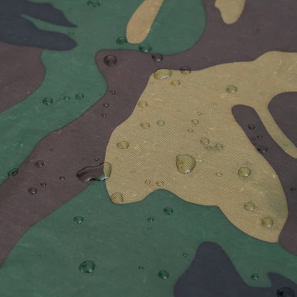 Waterproof army rain poncho for camping/hiking camouflage