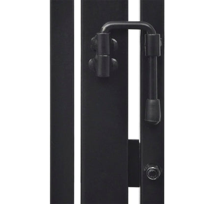 Fireplace safety gate for animals, steel, black, 123x123x76cm, pet spark guard