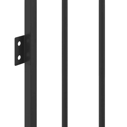 Kaminschutzgitter für Tiere Stahl schwarz 123x123x76cm Haustier Funkenschutz