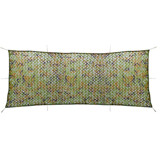 Tarnnetz mit Aufbewahrungsbeutel 1,5x4 m Camouflage Tarnfleck Grün