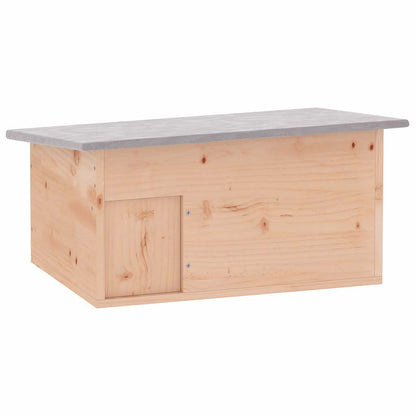 Igelhaus 45x33x22 cm Holz Tanne Winterquartier Igelnest Winterquartier