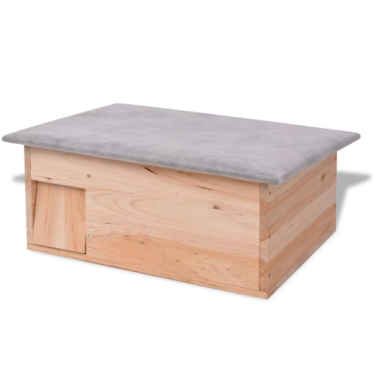 Igelhaus 45x33x22 cm Holz Tanne Winterquartier Igelnest Winterquartier