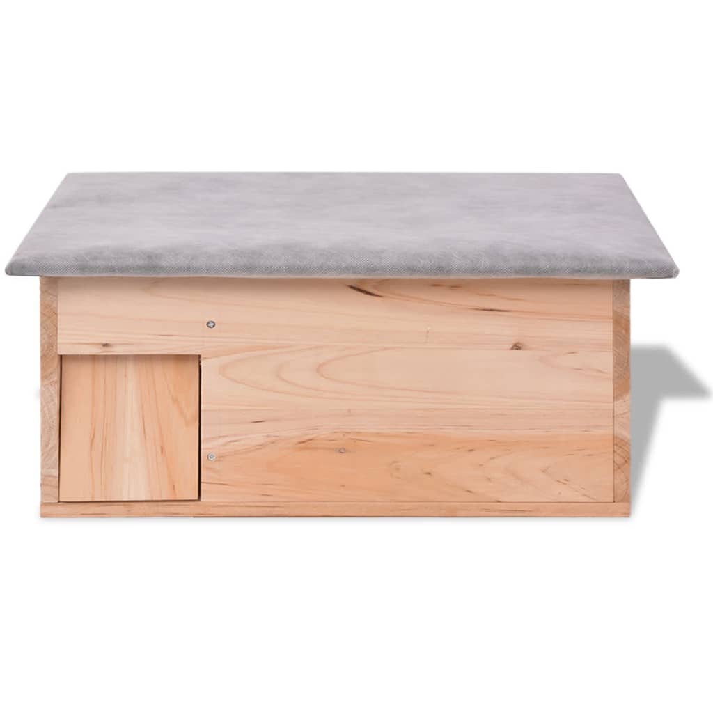 Igelhaus 45x33x22 cm Holz Tanne Winterquartier Igelnest Winterquartier