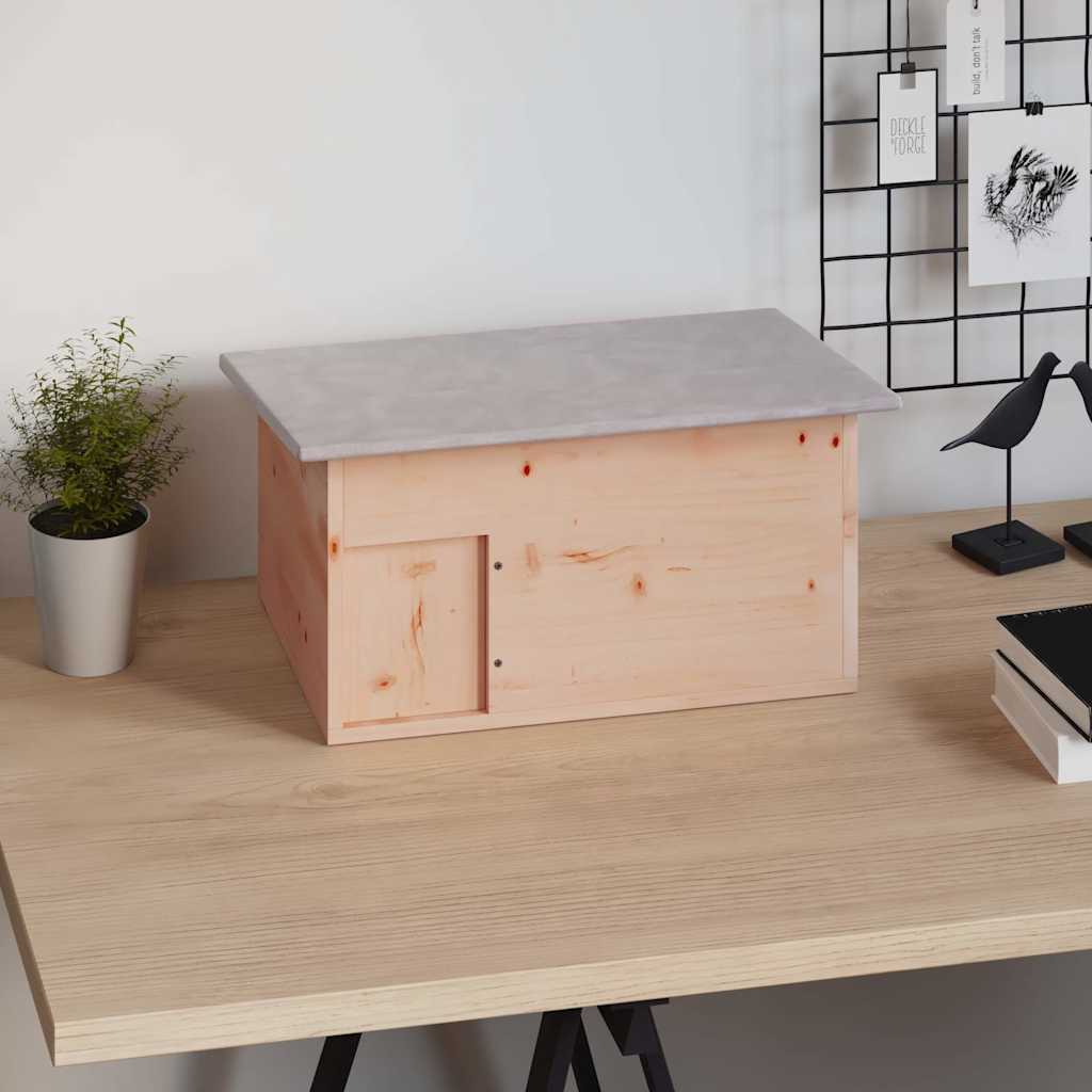 Igelhaus 45x33x22 cm Holz Tanne Winterquartier Igelnest Winterquartier
