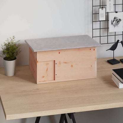 Igelhaus 45x33x22 cm Holz Tanne Winterquartier Igelnest Winterquartier