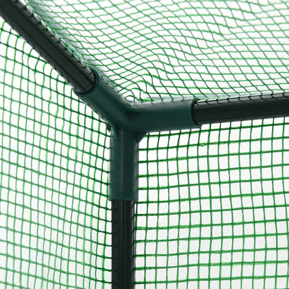 Begehbares Gewächshaus 200 x 80 x 173 cm Foliengewächshaus Rolltür