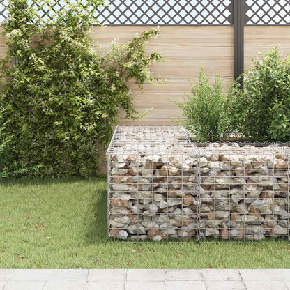 Gabionen Würfel Stahldraht 60x60x60 cm Steinkorb Gartenzaun Element Mauer Wand