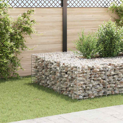 Gabionen Würfel Stahldraht 60x60x60 cm Steinkorb Gartenzaun Element Mauer Wand