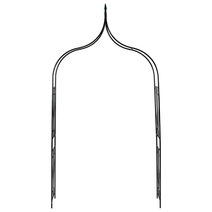 vidaXL Rose Arch Dark Green 120x38x258 cm Iron