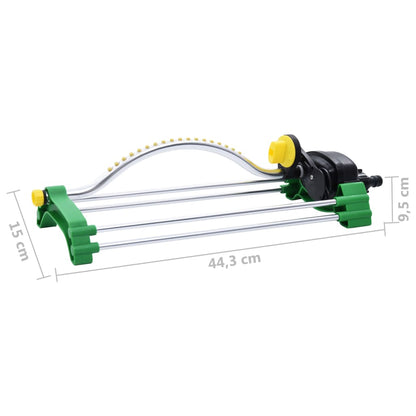 vidaXL Oscillating Lawn Sprinkler with 18 Nozzles