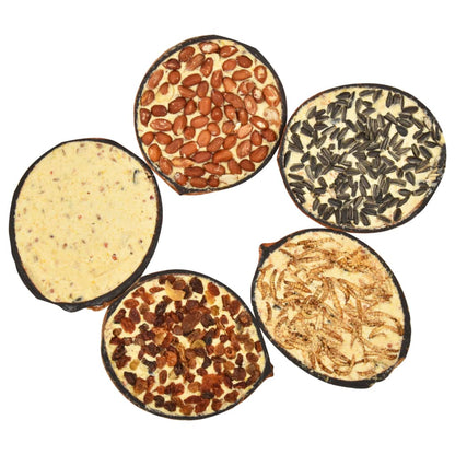 vidaXL Bird Food Filled Coconut Halves 10 pcs. 290 g