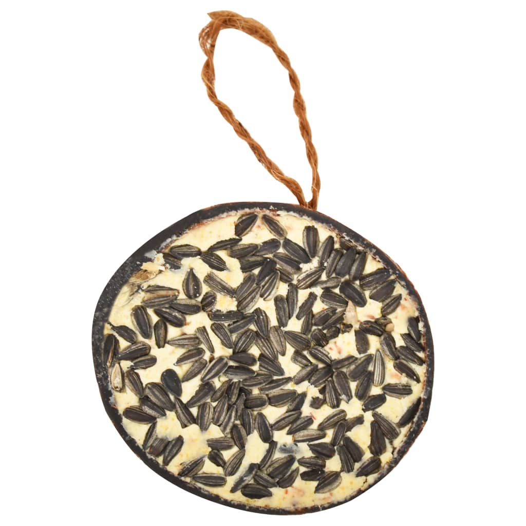 Vogelfutter Gefüllte Kokosnusshälften Sortiment 10 Stk. a 290 g für Wildvögel Winterfutter