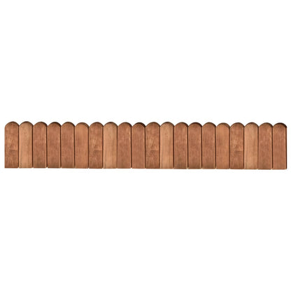 vidaXL Garden Edging Brown 120 cm Impregnated Pine Wood