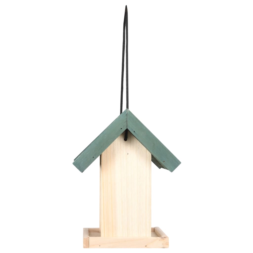 Vogelfutterhäuser 4 Stk. Tannenholz 19 x 19 x 25 Vogelhäuschen Wildvögel Futterstation