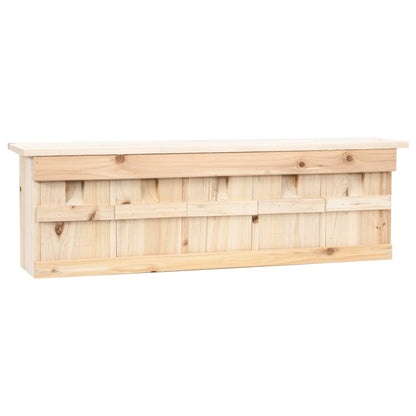 Nistkasten Spatzenhaus 5-fach Brutkammern 68x15x21 cm Wildvögel Nisthilfe Brutkasten