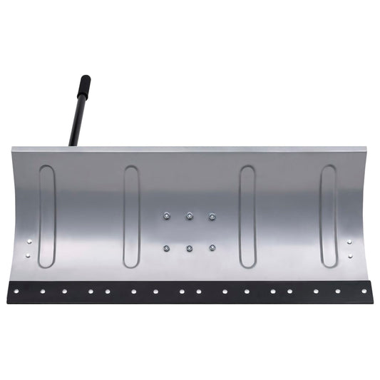 Schneeschild für Rasentraktor 100 cm Schnellwechselsystem Stahl Schneepflug