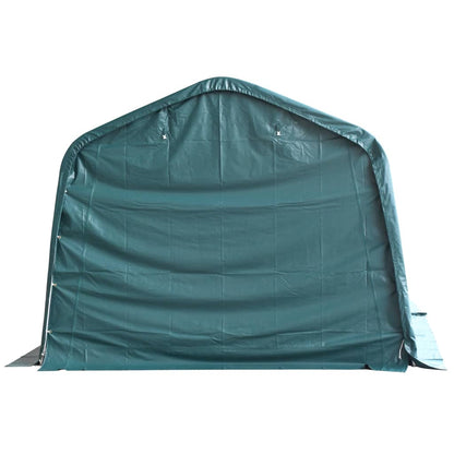 vidaXL Pasture Tent PVC 550 g/m² 3.3×3.2 m Dark Green
