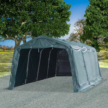 vidaXL Pasture Tent PVC 550 g/m² 3.3×6.4 m Dark Green
