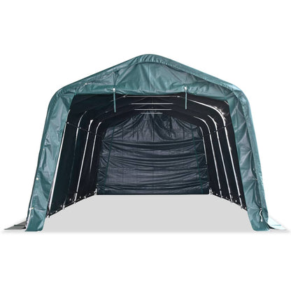 vidaXL Pasture Tent PVC 550 g/m² 3.3×8 m Dark Green