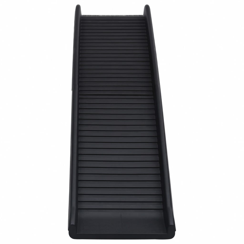 vidaXL Foldable Dog Ramp, Black, 155.5x40x15.5 cm