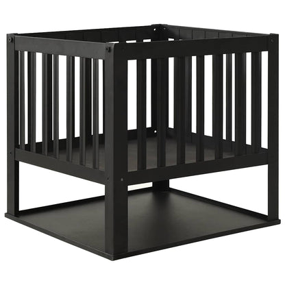 Fire pit 40x40x40 cm steel black Firepit fire basket square