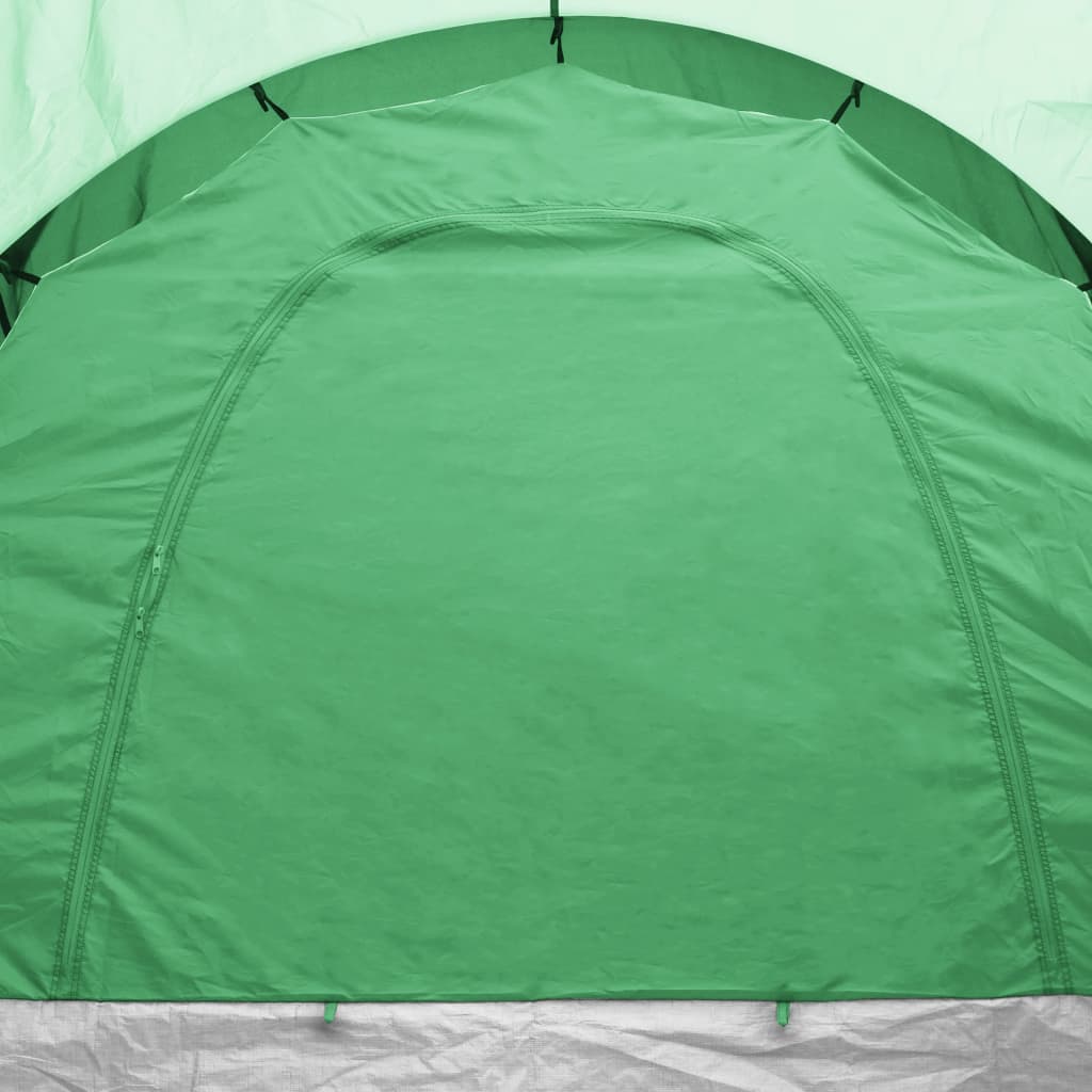 Campingzelt 6 Personen Familienzelt Blau Grün 576x235x190 cm Gruppenzelt 2 Kabinen