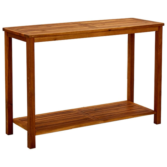 Garten Konsolentisch 110x40x75 cm Massivholz Akazie Braun Gartenregal