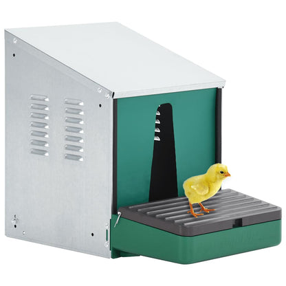 Nestomatic Abrollnest Hühner Legenest Metall 49x31x42 cm mit Auffangschale