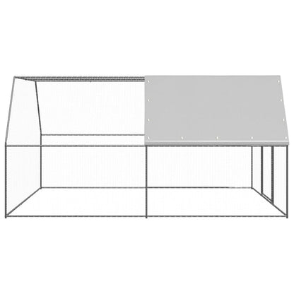 Chicken cage, chicken coop, steel, 3 x 4 x 2 m, run, outdoor enclosure, animal cage, poultry house