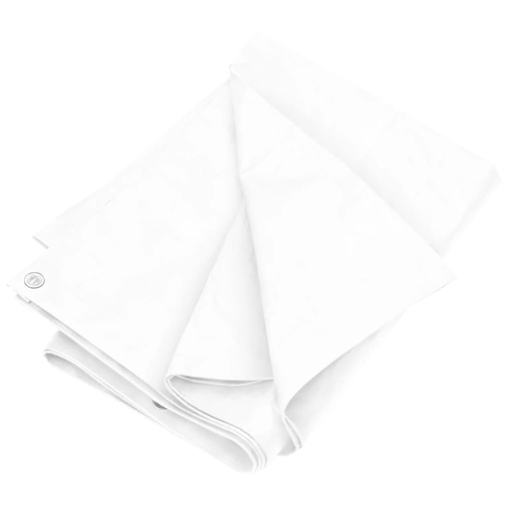 Abdeckplane 180 g/m² 2x3 m Weiß HDPE Schutzhülle Plane Abdeckung Wetterschutz
