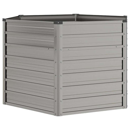 Raised garden bed 129x129x77cm Corten steel rusty planting bed planter