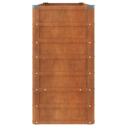 Raised bed 160x40x77 cm Corten steel rusty plant bed planter box