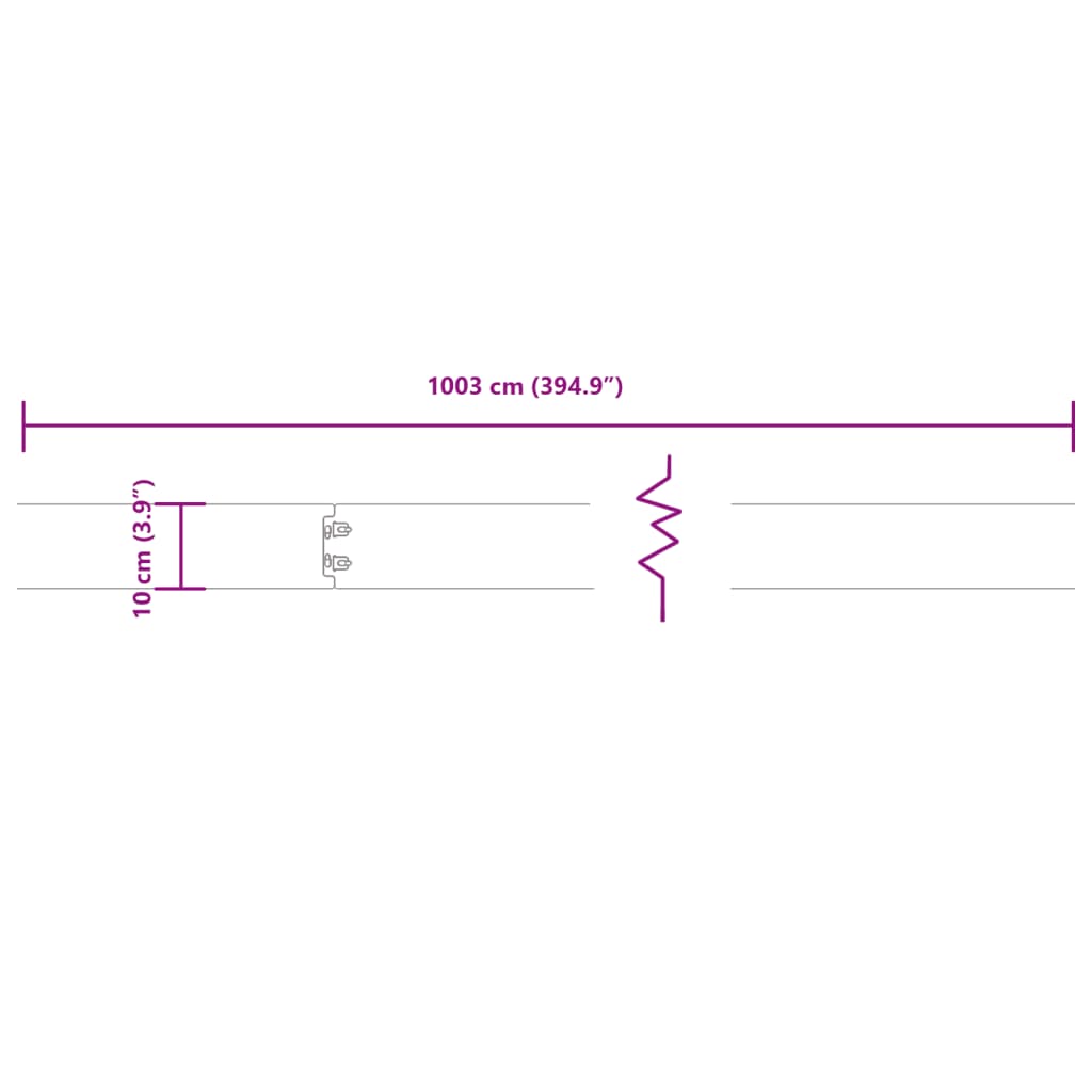 Rasenkanten 10 Stk. 10x103 cm Flexibel Cortenstahl Rost-Design Wetterfeststahl