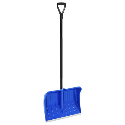 Schneeschaufel Blau 147 cm Metall Schneeschippe Schneeräumer