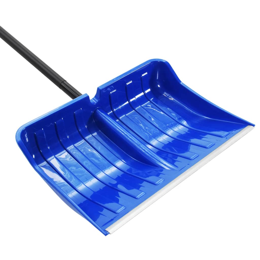 Schneeschaufel Blau 147 cm Metall Schneeschippe Schneeräumer