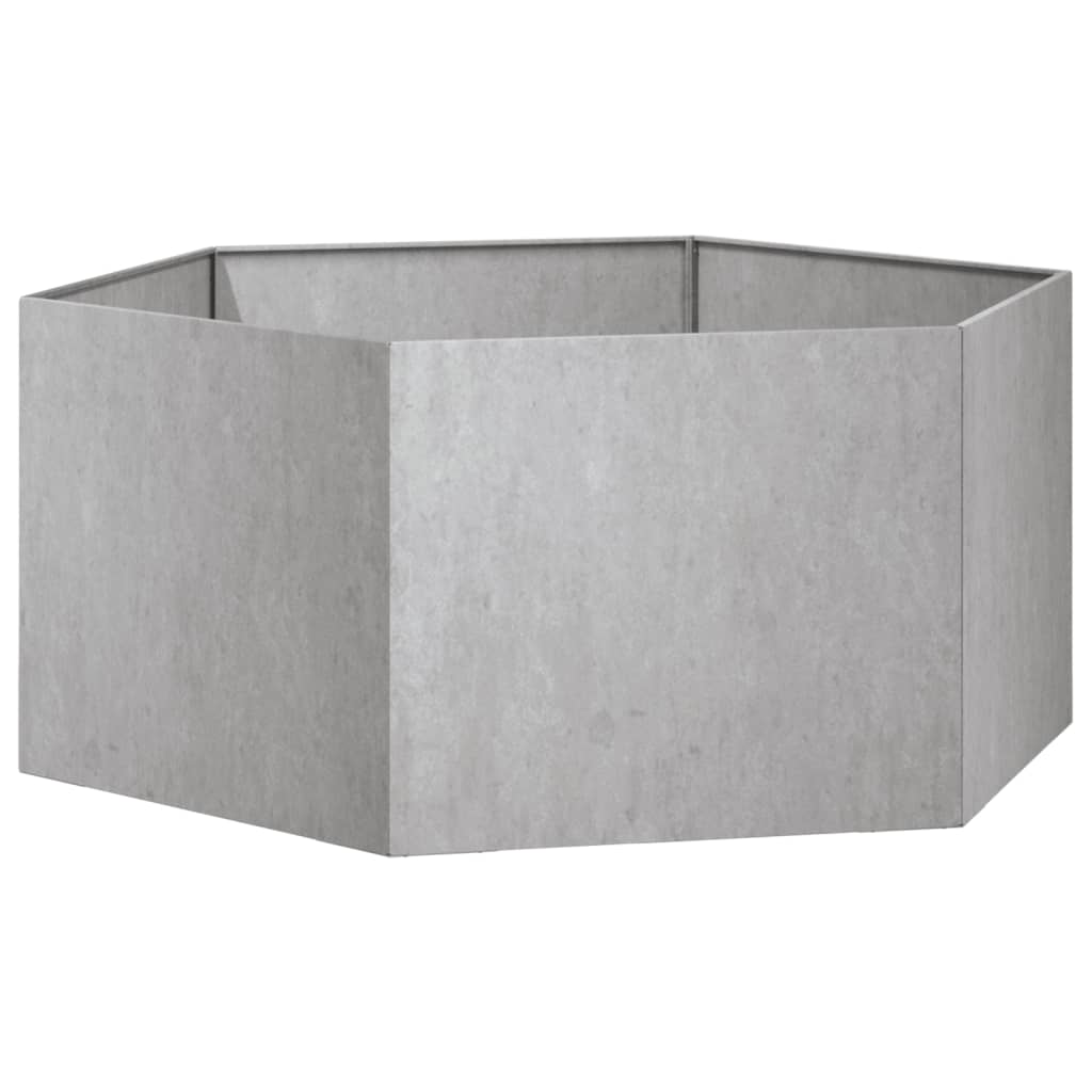 Hochbeet 90x90x45cm Cortenstahl rostig Pflanzbeet Pflanzkasten